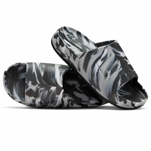 Nike Calm SE Marble Black/Black FV5637-001 Men\'s Water-Friendly Foam Slides main image 6